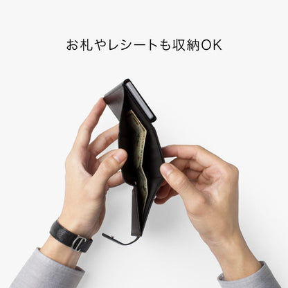 カードが飛び出すワンタッチ機能付きコンパクト財布 - NOME