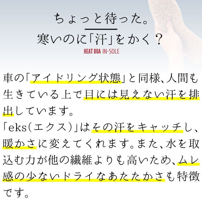 防寒ボアインソール - COLUMBUS 吸湿発熱繊維 中敷き【フリーサイズ】