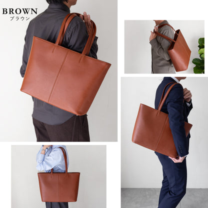 サフィアーノレザー 本革トートバッグ - TOTE BAG 012