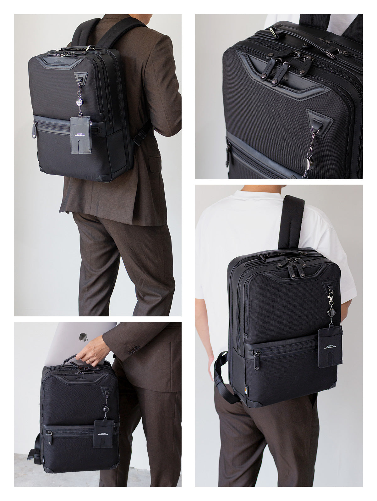 本革×CORDURA®  3層構造のスマートなバックパック - BACK PACK 2210