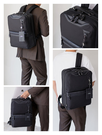 本革×CORDURA®  3層構造のスマートなバックパック - BACK PACK 2210