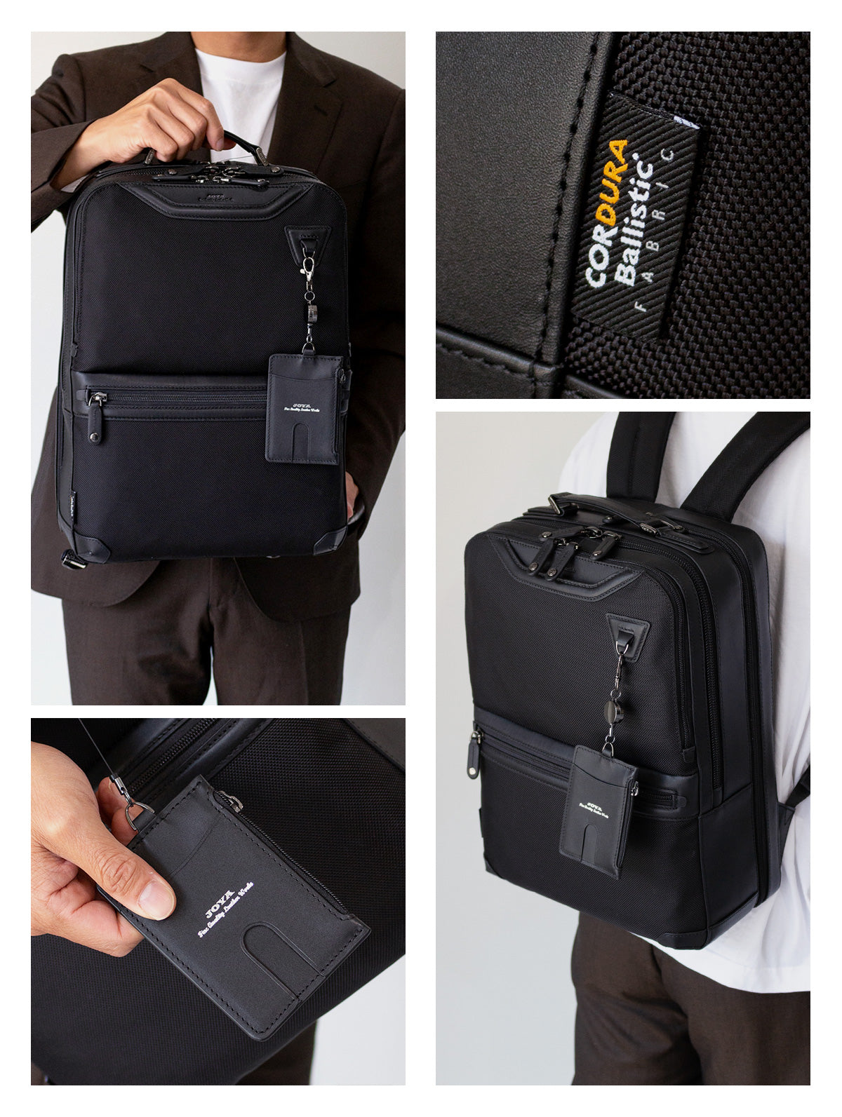 本革×CORDURA®  3層構造のスマートなバックパック - BACK PACK 2210