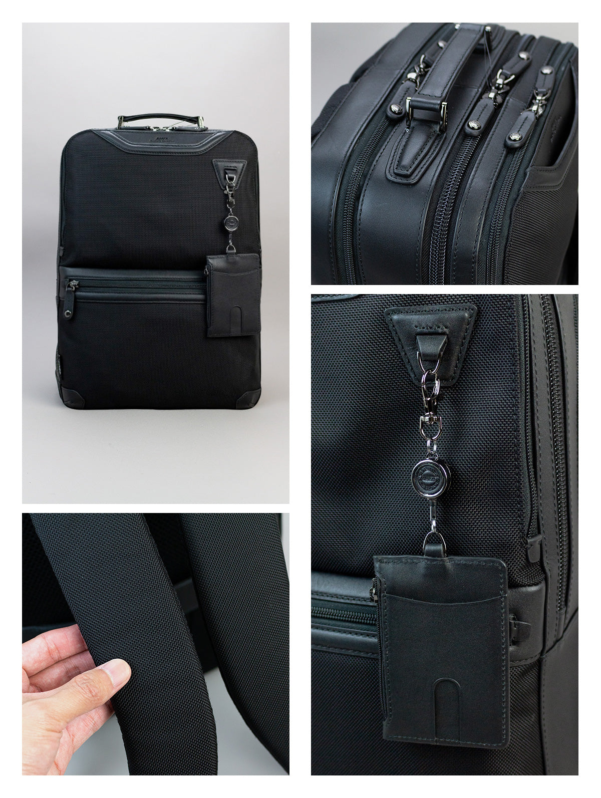 本革×CORDURA®  3層構造のスマートなバックパック - BACK PACK 2210