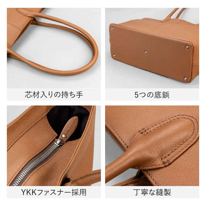 本革らしい自然なシボ感のトートバッグ - TOTE BAG 013 – kuonn