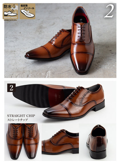 防水 PU LEATHER SHOES - SET