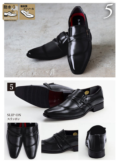 防水 PU LEATHER SHOES - SET