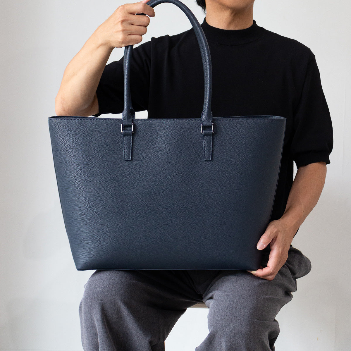 先行予約】サフィアーノレザーでつくった本革トートバッグ - saffino